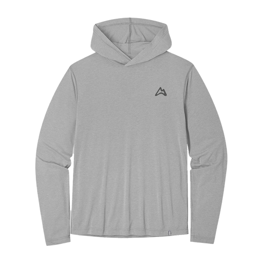 AllTrails ¡Á Stio Men's Divide Hooded Pullover - Moon Dust Heather